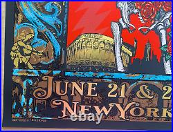 GOLD FOIL Dead and Company Citi Field New York NYC 2023 AP Poster SHIPS TODAY