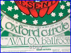 GRATEFUL DEAD 1966 AVALON BALLROOM FAMILY DOG CONCERT POSTER FD-33(3) Stanley