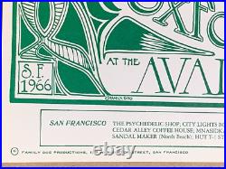 GRATEFUL DEAD 1966 AVALON BALLROOM FAMILY DOG CONCERT POSTER FD-33(3) Stanley