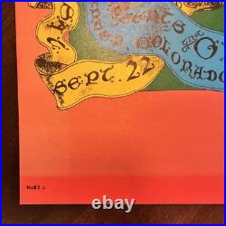 GRATEFUL DEAD 1967 9/22-23 Denver No. 82-1 Poster Family Dog 1st Edition Vintage
