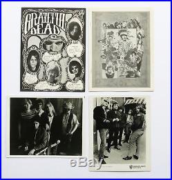GRATEFUL DEAD 1967 WB Publicity Photos, FAN CLUB ZINE, Mini Poster RARE ARCHIVE