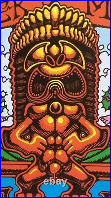 GRATEFUL DEAD 1982 HAWAII AOXOMOXOA ORIG POSTER RICK GRIFFIN 2nd Ed Print Mint