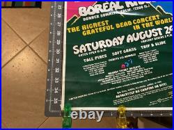 GRATEFUL DEAD 1985 Boreal Ridge Concert Poster Highest Dead Concert in the World
