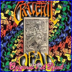GRATEFUL DEAD 1988 Long Beach CA Rock Concert Poster Rare 1st Print BG FD AOR