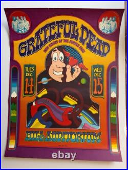 GRATEFUL DEAD ANN ARBOR 1971 concert poster GARY GRIMSHAW From Concert Venue