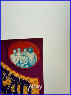 GRATEFUL DEAD ANN ARBOR 1971 concert poster GARY GRIMSHAW From Concert Venue