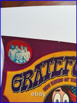 GRATEFUL DEAD ANN ARBOR 1971 concert poster GARY GRIMSHAW From Concert Venue