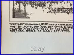 GRATEFUL DEAD APRIL 22, 1979 SPARTAN STADIUM CALIF CONCERT POSTER By RANDY TUTEN