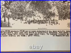 GRATEFUL DEAD APRIL 22, 1979 SPARTAN STADIUM CALIF CONCERT POSTER By RANDY TUTEN