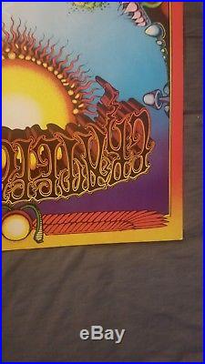 GRATEFUL DEAD Aoxomoxoa AOR 2.24 FIRST PRINTING CONCERT POSTER RICK GRIFFIN