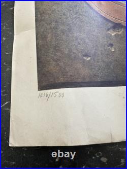 GRATEFUL DEAD BLUES FOR ALLAH ORIGINAL Poster Signed And Numbered GARRIS 1974