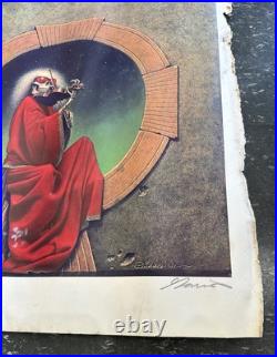 GRATEFUL DEAD BLUES FOR ALLAH ORIGINAL Poster Signed And Numbered GARRIS 1974