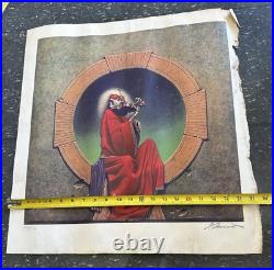 GRATEFUL DEAD BLUES FOR ALLAH ORIGINAL Poster Signed And Numbered GARRIS 1974