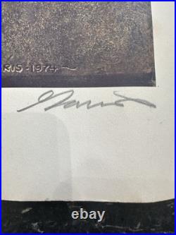 GRATEFUL DEAD BLUES FOR ALLAH ORIGINAL Poster Signed And Numbered GARRIS 1974