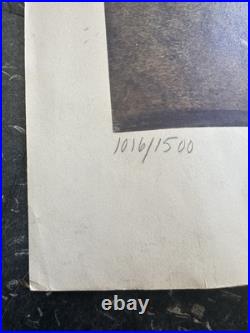 GRATEFUL DEAD BLUES FOR ALLAH ORIGINAL Poster Signed And Numbered GARRIS 1974