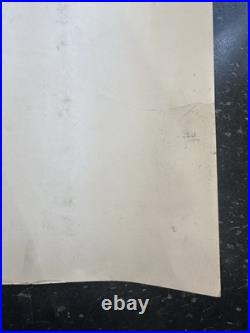 GRATEFUL DEAD BLUES FOR ALLAH ORIGINAL Poster Signed And Numbered GARRIS 1974