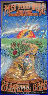 GRATEFUL DEAD BOB WEIR FARE THEE WELL CHICAGO'15 SIGNED DUBOIS JULY 4th poster
