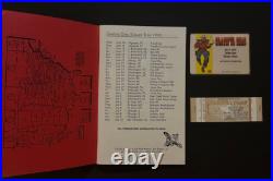 GRATEFUL DEAD Back Stage Pass LAST SHOWithTOUR Full Ticket & Crew Itinerary 1995