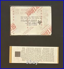 GRATEFUL DEAD Back Stage Pass LAST SHOWithTOUR Full Ticket & Crew Itinerary 1995