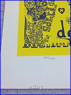 Grateful Dead Can You Pass The Acid Test Kesey Signed Artrock Print