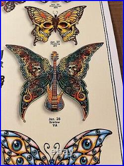 GRATEFUL DEAD & COMPANY 2019 SUMMER TOUR Butterflies Show Edition s/n