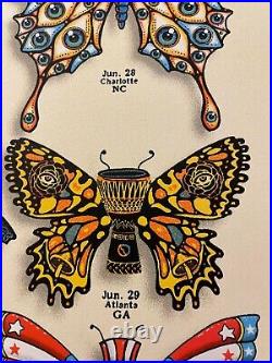 GRATEFUL DEAD & COMPANY 2019 SUMMER TOUR Butterflies Show Edition s/n