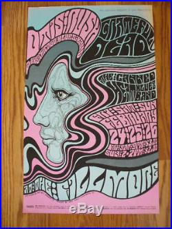 GRATEFUL DEAD Canned Heat 67 Wes Wilson Fillmore poster