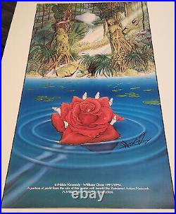 GRATEFUL DEAD Deadicated Promo Poster Art by Mikio 1991 SIGNED