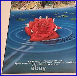 GRATEFUL DEAD Deadicated Promo Poster Art by Mikio 1991 SIGNED