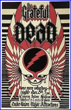 GRATEFUL DEAD Duke University 12/8/73 Concert Poster Original Print