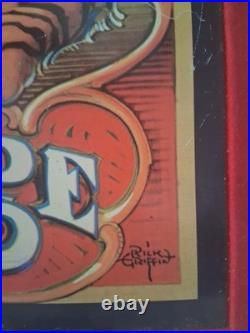 GRATEFUL DEAD EUROPE 1990 Original Poster Artist Rick Griffin 33.5h X 24w