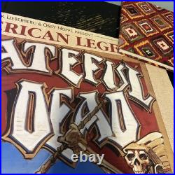 GRATEFUL DEAD EUROPE 1990 Original Poster Artist Rick Griffin 33.5h X 24w