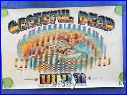 GRATEFUL DEAD-EUROPE'72 3D POSTER-STANLEY MOUSE SIGNED-One of 500 Copies-NEW