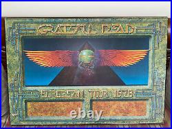 GRATEFUL DEAD EUROPEAN TOUR EGYPT 1978 CONCERT BOARD WALL HANGINGAlton Kelley