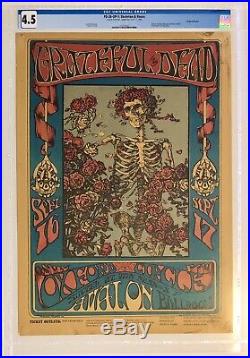 GRATEFUL DEAD FD26-OP-1 Skeleton Roses 1st Print Poster & Handbill Lot AOR BG