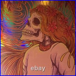 GRATEFUL DEAD FOIL Poster SUGAR MAGNOLIA Signed Zazz Kennedy Hand Doodled S/N