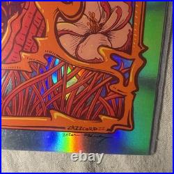 GRATEFUL DEAD FOIL Poster SUGAR MAGNOLIA Signed Zazz Kennedy Hand Doodled S/N