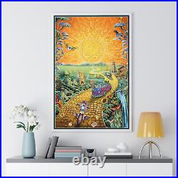 GRATEFUL DEAD GOLDEN ROAD FRAMED POSTER 24x36 JERRY GARCIA