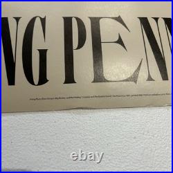 GRATEFUL DEAD Irving Penn EXHIBITION POSTER JANIS JOPLIN Big 24x30 RW-01 VP B4A