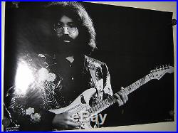 GRATEFUL DEAD / Jerry Garcia / Orig. Vint. Poster B&W / #443 / Exc. +new cond