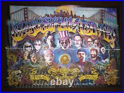 GRATEFUL DEAD LENTICULAR POSTER 1965 -2015 Young/Old 50th HTF Dead and Co