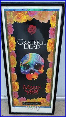 GRATEFUL DEAD MARDI GRAS 1995 FRAMED second print numbered see pics