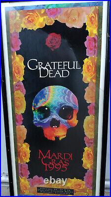 GRATEFUL DEAD MARDI GRAS 1995 FRAMED second print numbered see pics