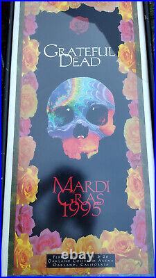 GRATEFUL DEAD MARDI GRAS 1995 FRAMED second print numbered see pics