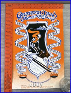GRATEFUL DEAD MORNING GLORY POSTER Lake Tahoe Limited Reprint 4783/5000