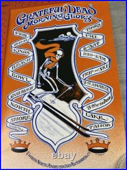 GRATEFUL DEAD MORNING GLORY POSTER Lake Tahoe Limited Reprint 4783/5000