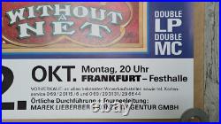 GRATEFUL DEAD ORIGINAL Without A Net German Tour/ Promo Poster 1990- 33 x 23.5