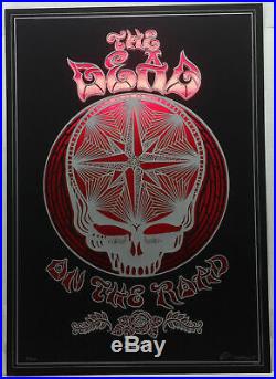 GRATEFUL DEAD On The Road Ltd. Ed. EMEK Poster Laser-Cut Foil #22/200