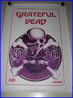 GRATEFUL DEAD / Orig. Vintage poster / Arista / 23 x 33 / Exc. + new cond