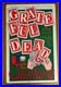GRATEFUL DEAD POSTER 1991 SANTANA Double SIDED LAS VEGAS GRAHAM Vintage 1st